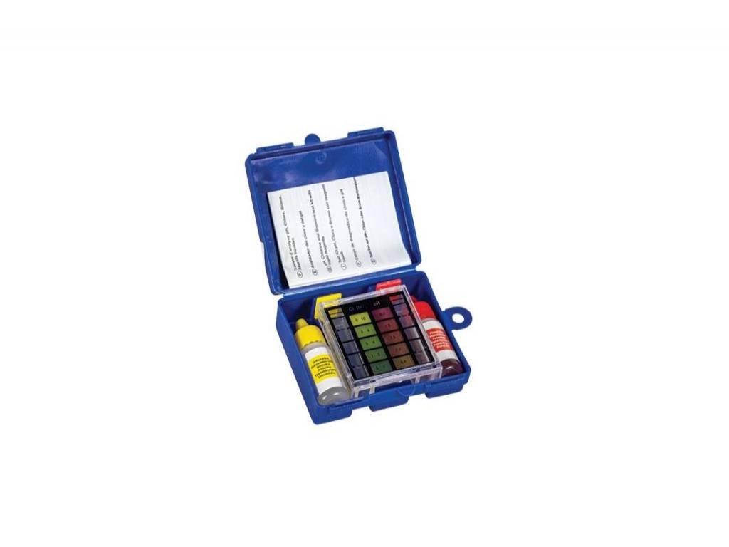 TROUSSE D’ANALYSE POUR CHLORE ET PH AVEC RÉACTIFS LIQUIDES