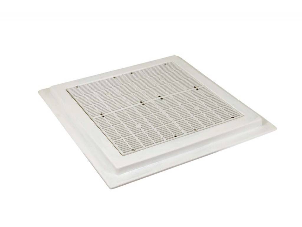 Squared Grilles for Main Drain for Concrete Pools