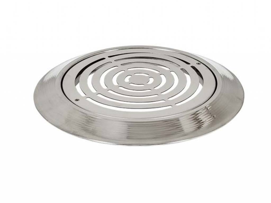 Grille Bonde de Fond Ronde en Inox Pour Piscines Béton.